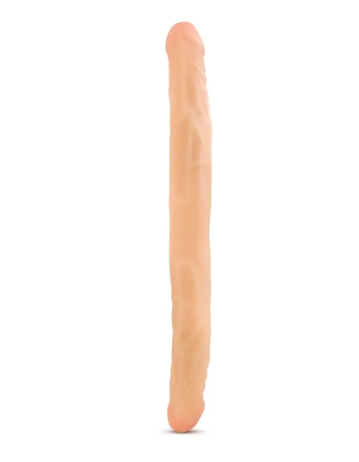 B Yours 14 Inch Double Dildo - Beige