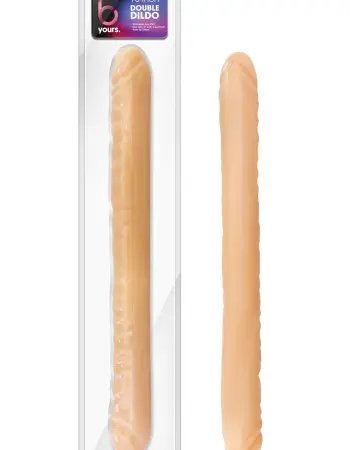 B Yours 18 Inch Double Dildo - Beige