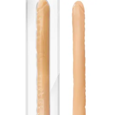 B Yours 18 Inch Double Dildo - Beige