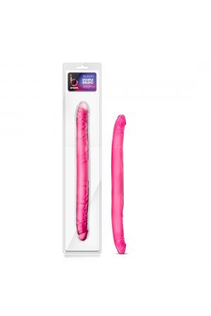 B Yours 16" Double Dildo - Pink