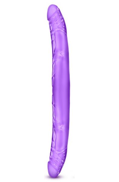 B Yours 16 Inch Double Dildo - Purple