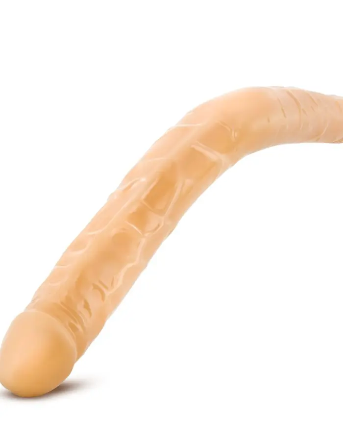 B Yours 16" Double Dildo - Beige