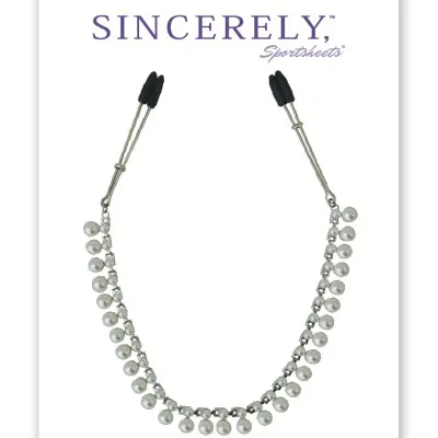 Sincerely Pearl Chain Nipple Clips