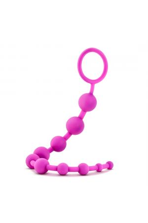 Luxe Silicone 10 Beads - Fuchsia