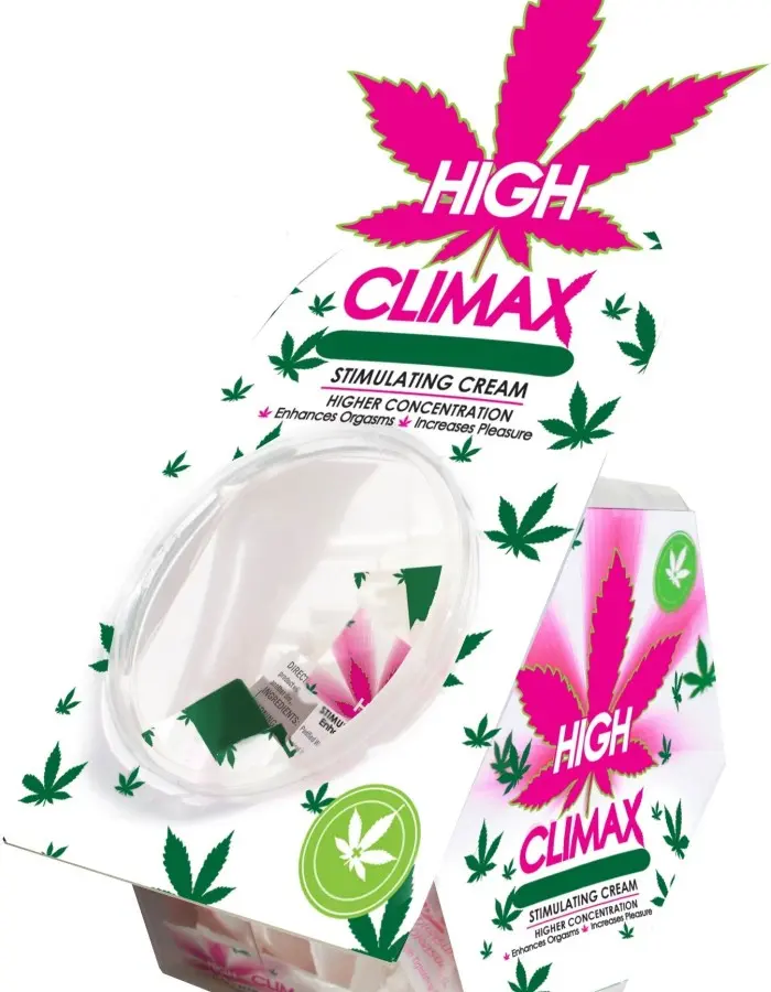 High Climax Female Stimulating Cream - 0.067 Fl. Oz. - 50 Pc. Bowl Display
