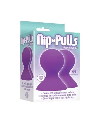 The 9's Silicone Nipple Pumps -  Purple