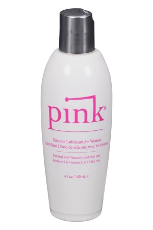 Pink Silicone Lubricant for Women - 4.7 Oz / 140 ml