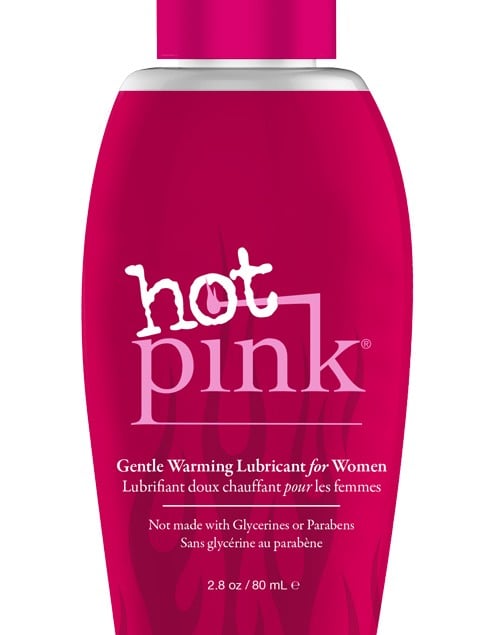 Hot Pink Warming Lubricant for Women - 2.8 Oz. 80 ml