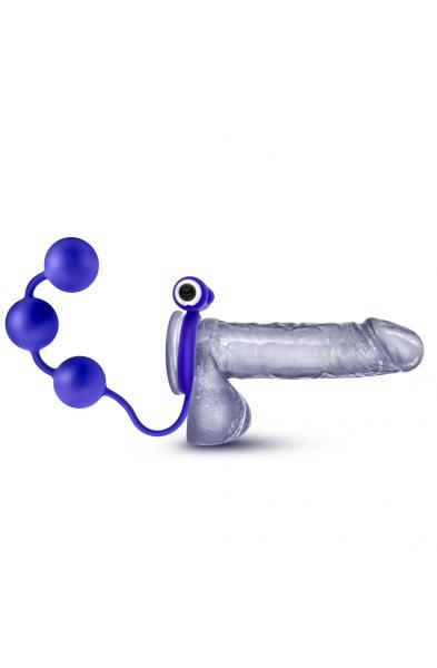 Performance - Penetrator - Anal Beads W/vibrating Cockring - Indigo