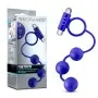 Performance - Penetrator - Anal Beads W/vibrating Cockring - Indigo