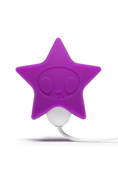 Tokidoki 10 Function Silicone Clitoral Vibrator -  Star - Purple