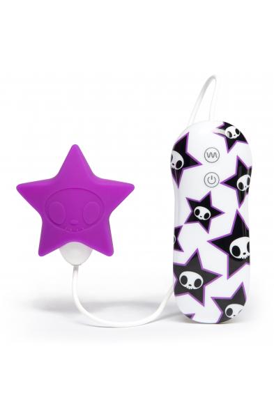 Tokidoki 10 Function Silicone Clitoral Vibrator -  Star - Purple