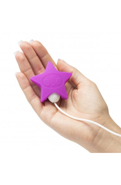 Tokidoki 10 Function Silicone Clitoral Vibrator -  Star - Purple