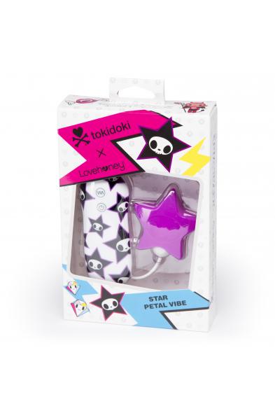 Tokidoki 10 Function Silicone Clitoral Vibrator -  Star - Purple