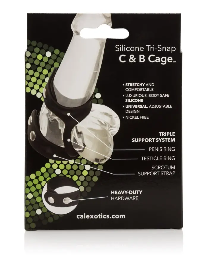 Silicone Tri-Snap C & B Cage