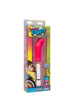 American Pop! Pow! 10 Function Silicone Vibrator - Pink