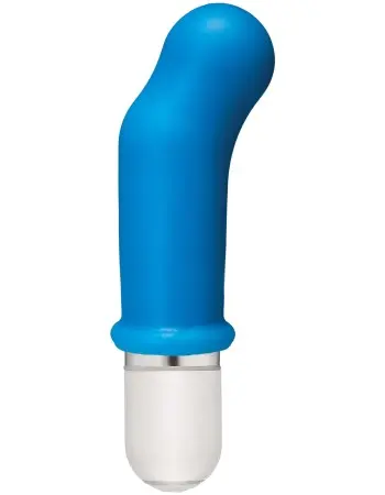 American Pop! - Pow! 10 Function Silicone Vibrator -  Blue
