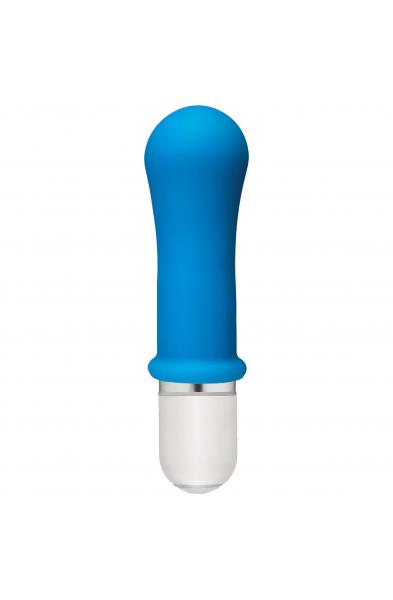 American Pop! Boom! 10 Function Silicone Vibrator  - Blue