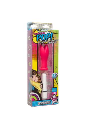 American Pop! Whaam! 10 Function Silicone Vibrator - Pink