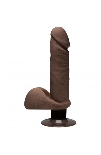 The D - Perfect D Vibrating 7" - Chocolate