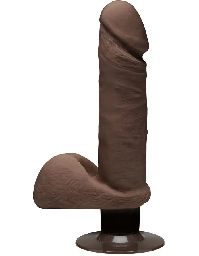The D - Perfect D Vibrating 7" - Chocolate