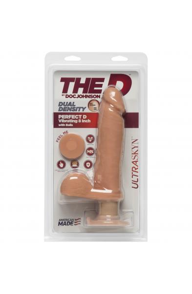 The D - Perfect D Vibrating 8 Inches - Vanilla