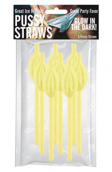 Pussy Straws - Glow in the Dark