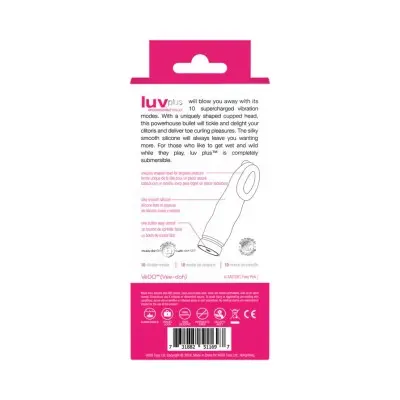 Luv Plus Rechargeable Mini Vibe - Hot in Bed Pink