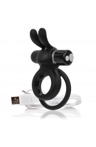 Charged Ohare Rechargeable Rabbit Vibe - Black