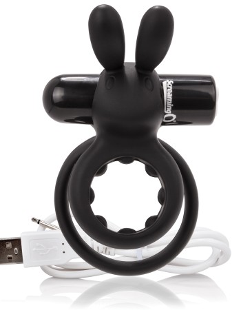 Charged Ohare Rechargeable Rabbit Vibe - Black