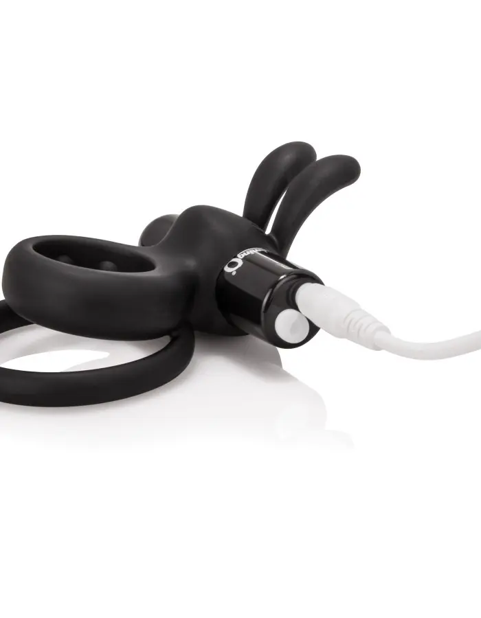 Charged Ohare Rechargeable Rabbit Vibe - Black