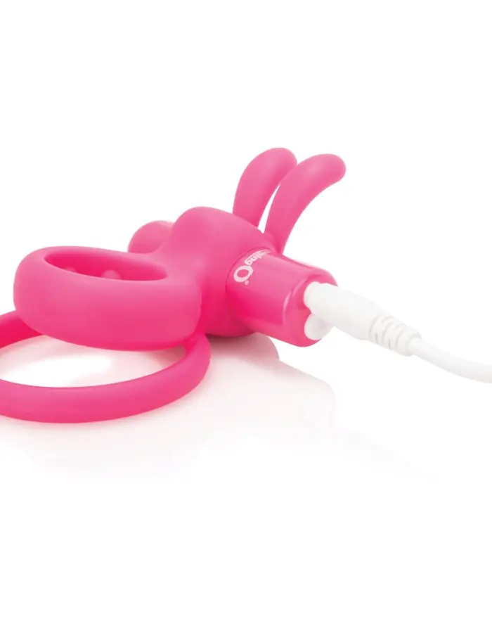 Charged Ohare Rechargeable Rabbit Vibe - Pink