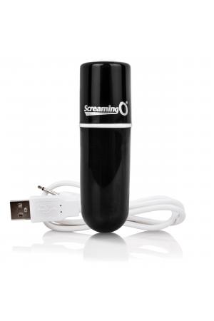 Charged Vooom Rechargeable Bullet Vibe - Black