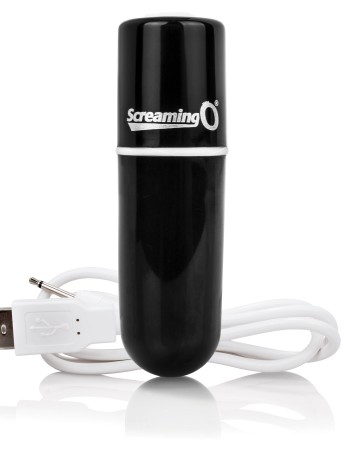 Charged Vooom Rechargeable Bullet Vibe - Black