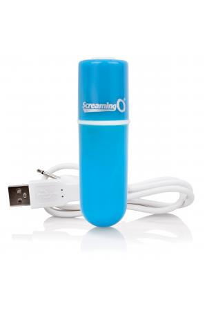 Charged Vooom Rechargeable Bullet Vibe - Blue