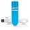 Charged Vooom Rechargeable Bullet Vibe - Blue