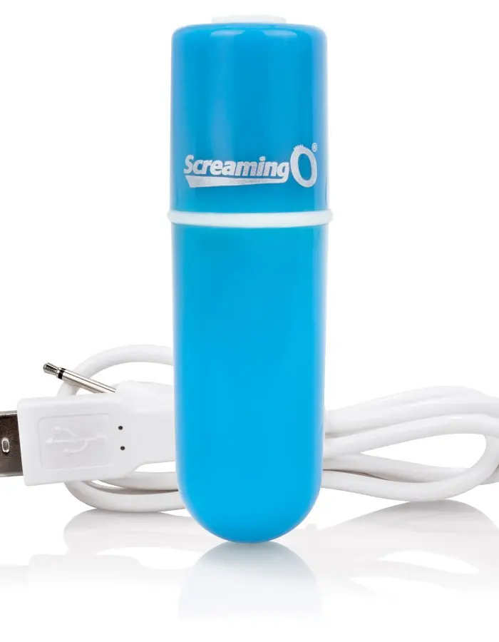 Charged Vooom Rechargeable Bullet Vibe - Blue