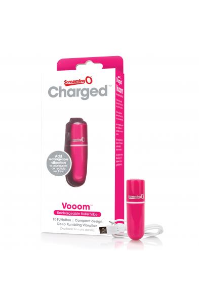 Charged Vooom Rechargeable Bullet Vibe - Pink