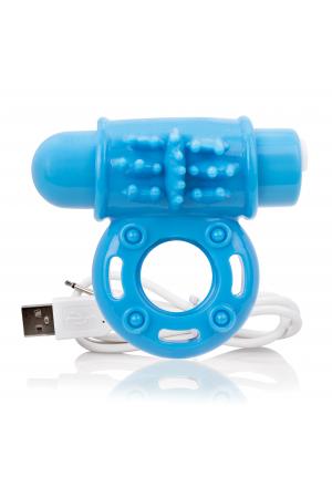 Charged Owow Rechargeable Vibe Ring - Blue