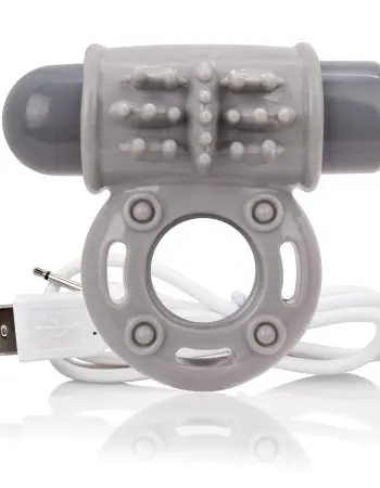 Charged Owow Rechargeable Vibe Ring - Grey