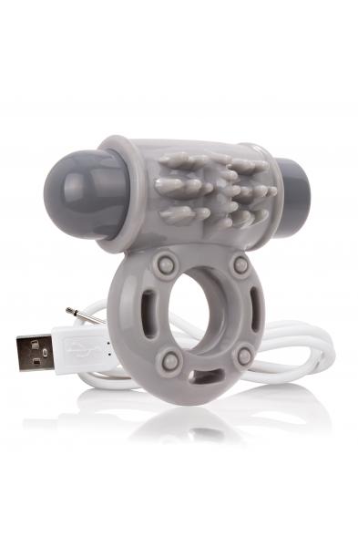 Charged Owow Rechargeable Vibe Ring - Grey