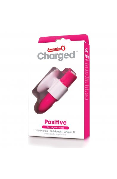 Charged Positive Rechargeable Vibe - Strawberry