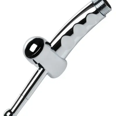 Shower Cleaning Nozzle with Flow Regulator