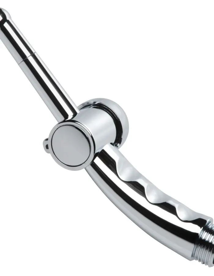 Shower Cleaning Nozzle with Flow Regulator