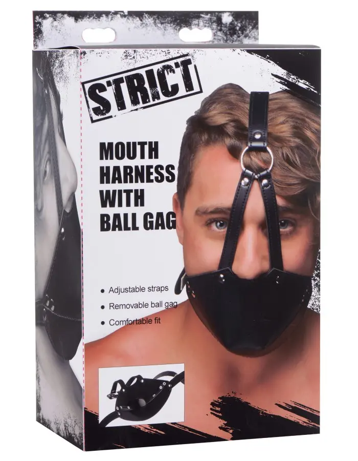 Muzzle Harness With Ball Gag