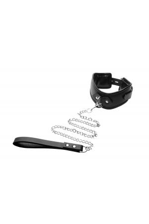 Padded Locking Posture Collar With Leash