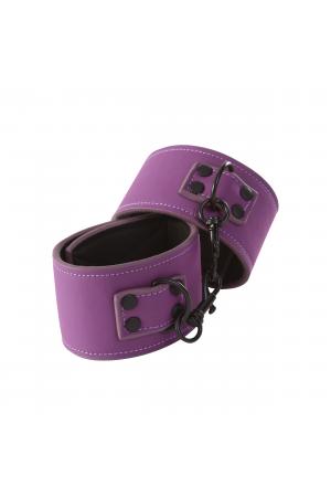 Lust Bondage Wrist Cuff - Purple