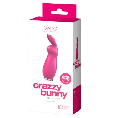 Crazzy Bunny Rechargeable Bullet - Pretty in Pink