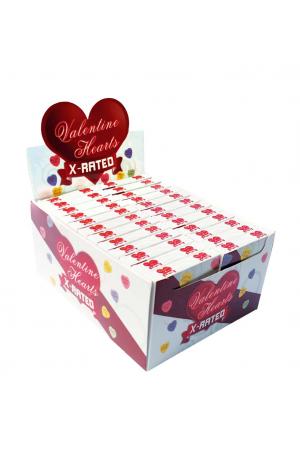 Valentine Hearts X-Rated Candy - 24 Count Display