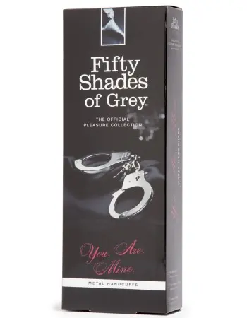 Fifty Shades of Grey You Are Mine Metal   Handcuffs